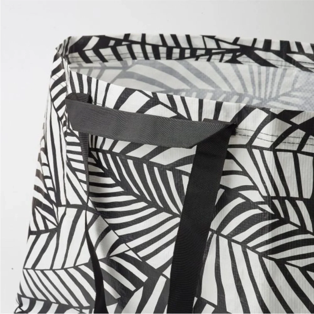 IKEA | SLUKIS NWT Frakta Shopping Bag Large Black White 